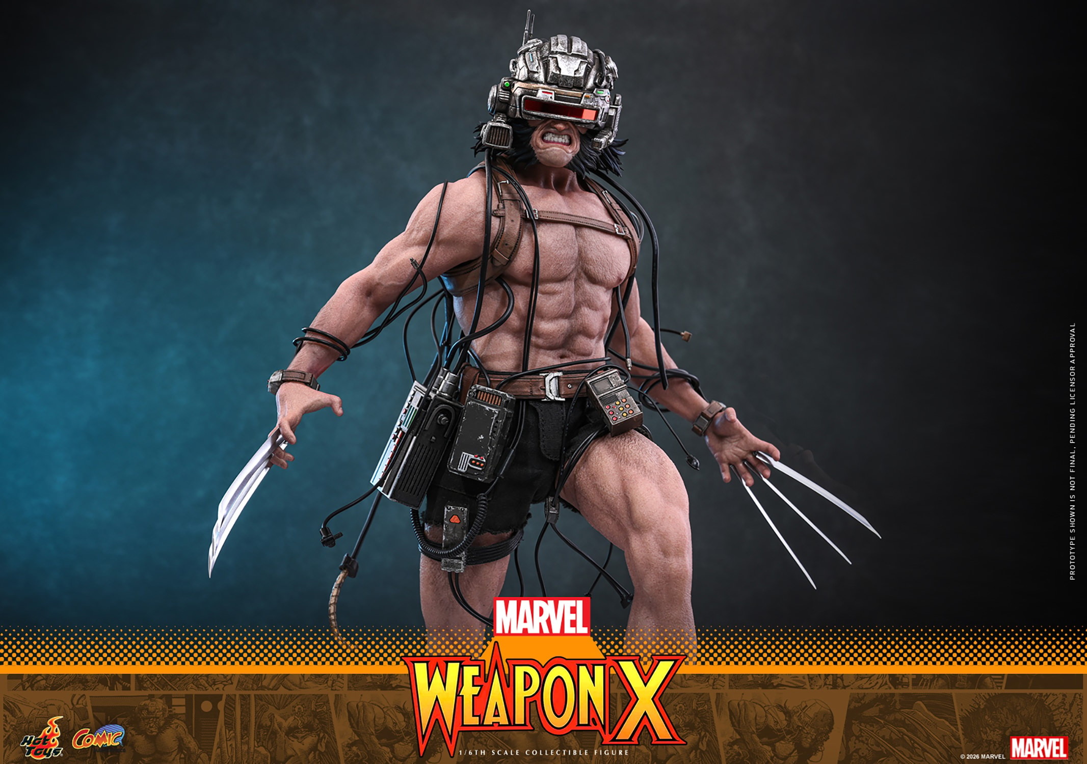 Hot Toys: CMS034 Marvel Comics Weapon X 1/6 Scale Collectible Figure - Image 7