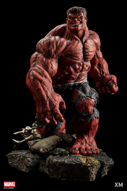 Red Hulk 1/4 Scale Premium Collectible Statue - Image 2