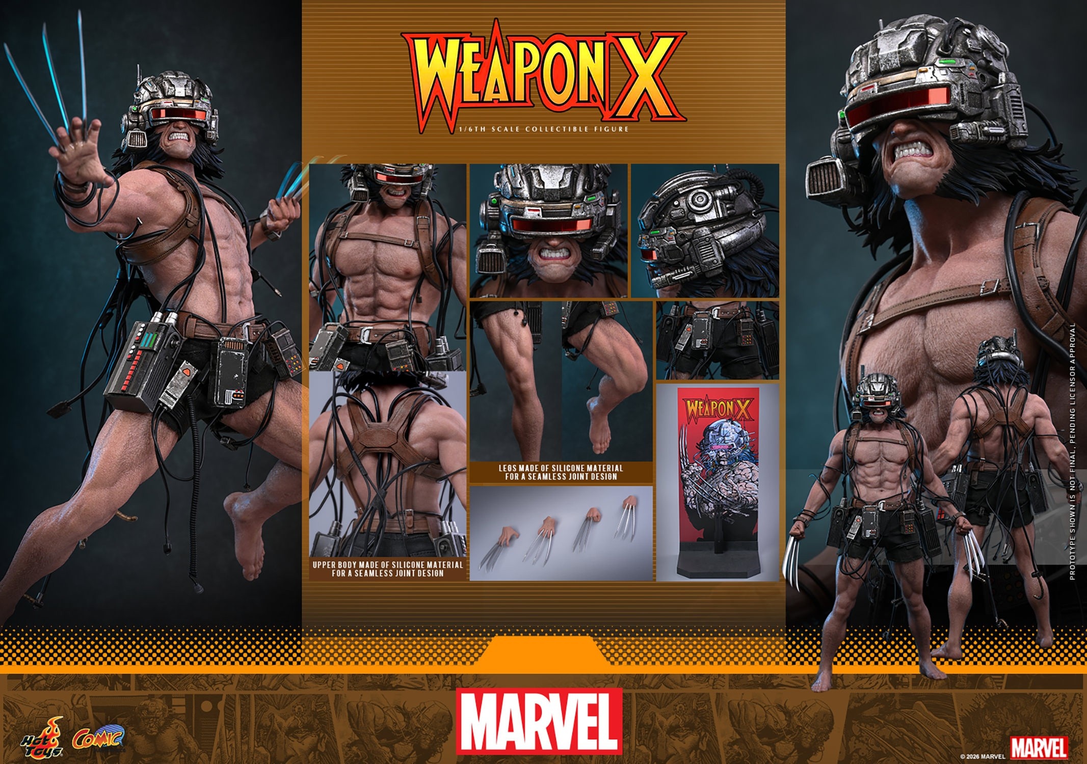 Hot Toys: CMS034 Marvel Comics Weapon X 1/6 Scale Collectible Figure - Image 15