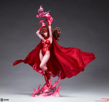 Sideshow Collectibles: Scarlet Witch Premium Format Statue - Image 6