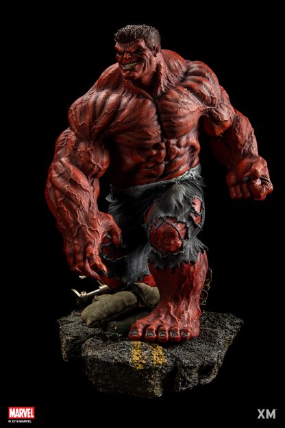 Red Hulk 1/4 Scale Premium Collectible Statue - Image 3