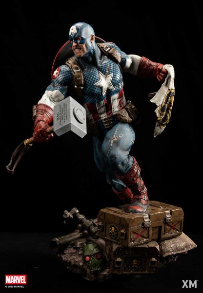 XM Studios: Ultimate Captain America 1/4 Scale Premium Collectible Statue (Version B) - Image 2