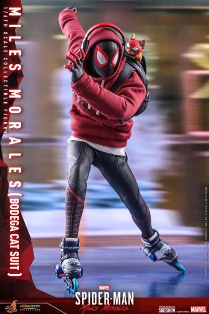 Hot Toys: VGM50 Marvel’s Spider-Man: Miles Morales: Miles Morales (Bodega Cat Suit) 1/6th Scale  Collectible Figure - Image 2