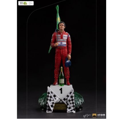 Iron Studios: Aryton Senna 1991 Brazil GP Deluxe 1/10 Scale Statue - Image 3