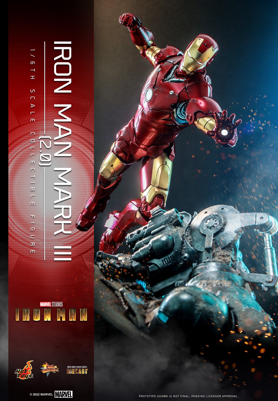 Hot Toys: MMS664D48 Iron Man 1/6th Scale Iron Man Mark III (2.0