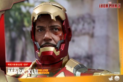 Hot Toys: QS008 Iron Man 3: Iron Man Mark 42 1/4th Scale Collectible Figure [Deluxe Version] (Re-Issue) - Image 15