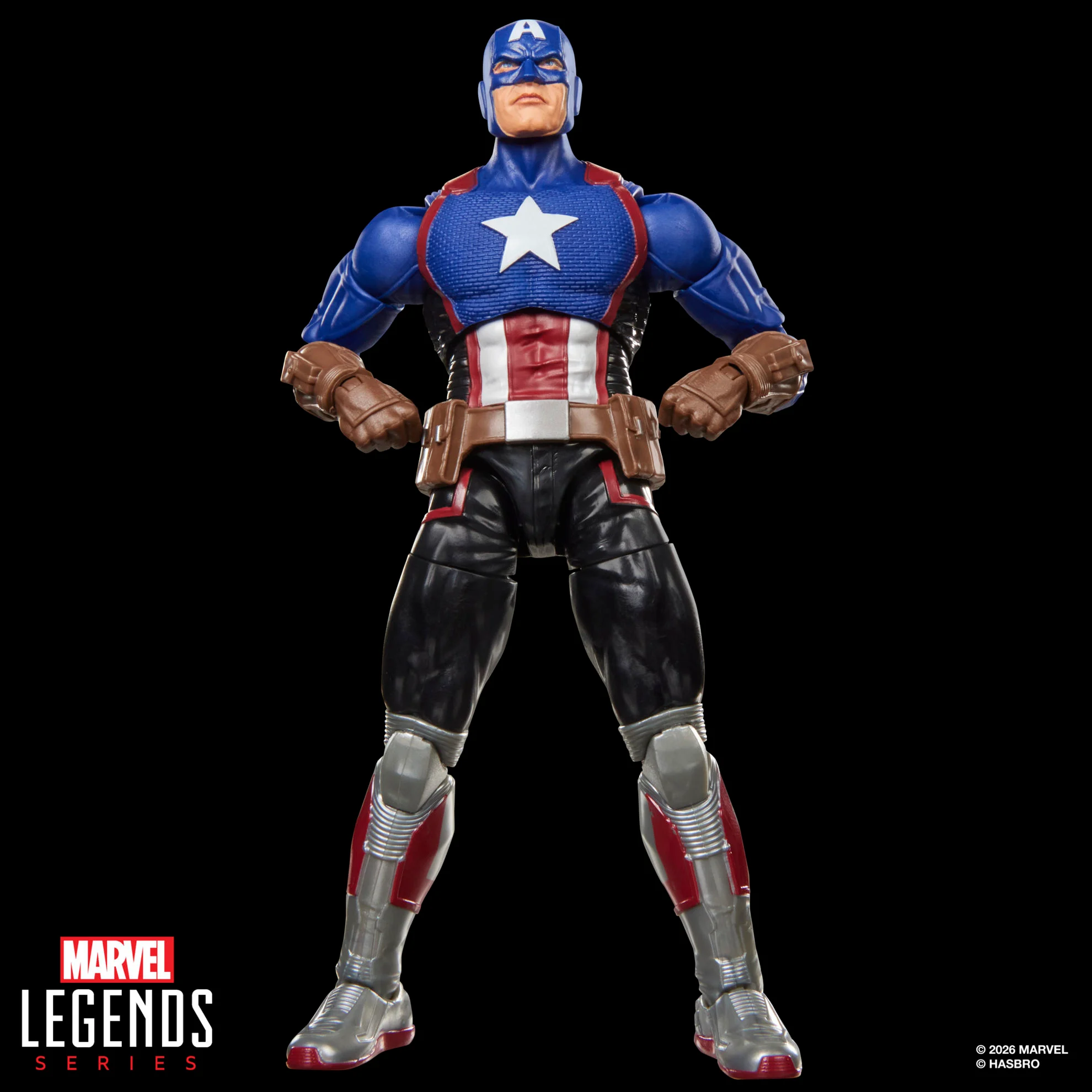 Marvel Legends: Avengers Twilight Captain America Figure (with Exclusive Magic: The Gathering Card) - Image 4