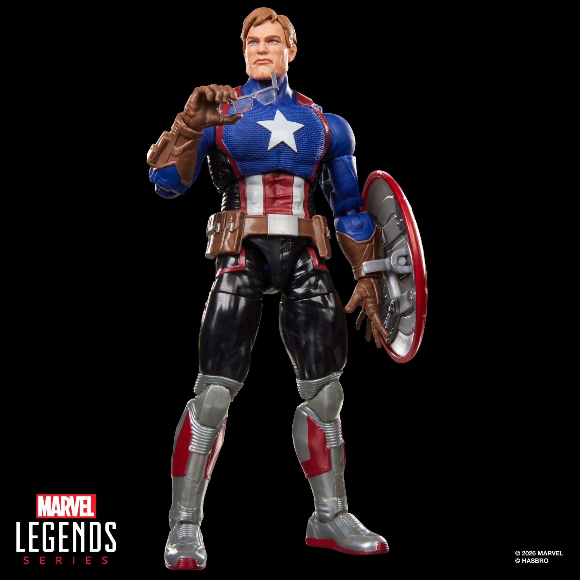 Marvel Legends: Avengers Twilight Captain America Figure (with Exclusive Magic: The Gathering Card) - Image 6