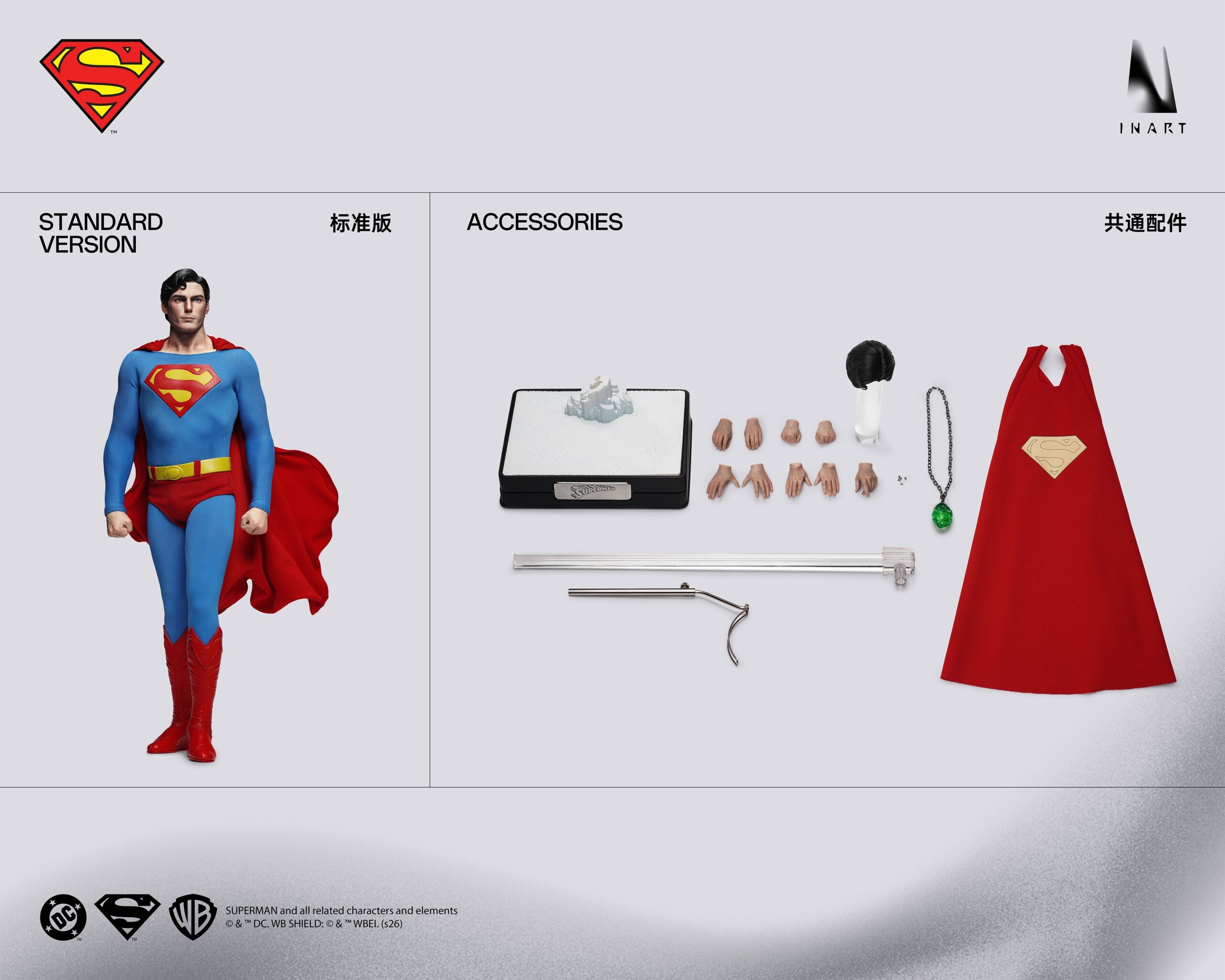 InArt: Superman 1978 1/6 Scale Action Figure (Standard Edition) - Image 2