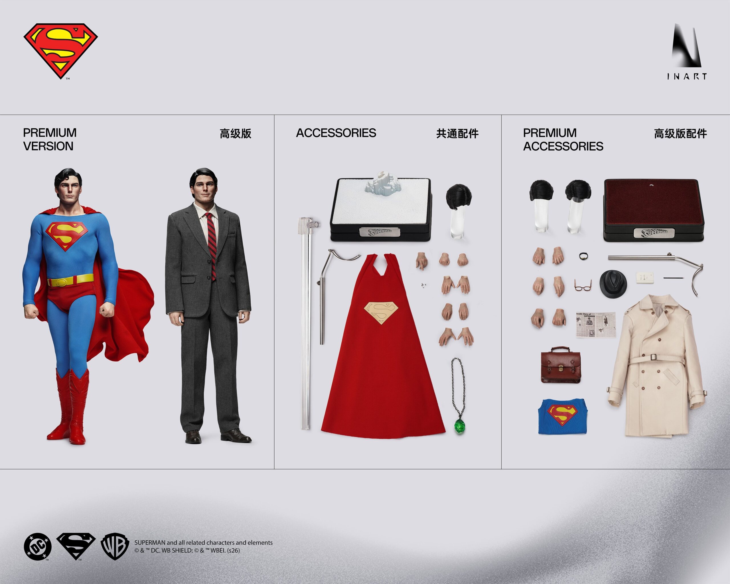 InArt: Superman 1978 1/6 Scale Deluxe 2 Pack Action Figure Set - Image 36