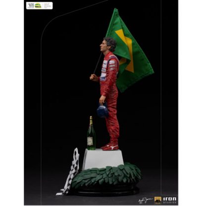 Iron Studios: Aryton Senna 1991 Brazil GP Deluxe 1/10 Scale Statue - Image 4