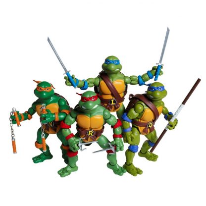Teenage Mutant Ninja Turtles Classic Set of 4 Figures by Playmates Toys