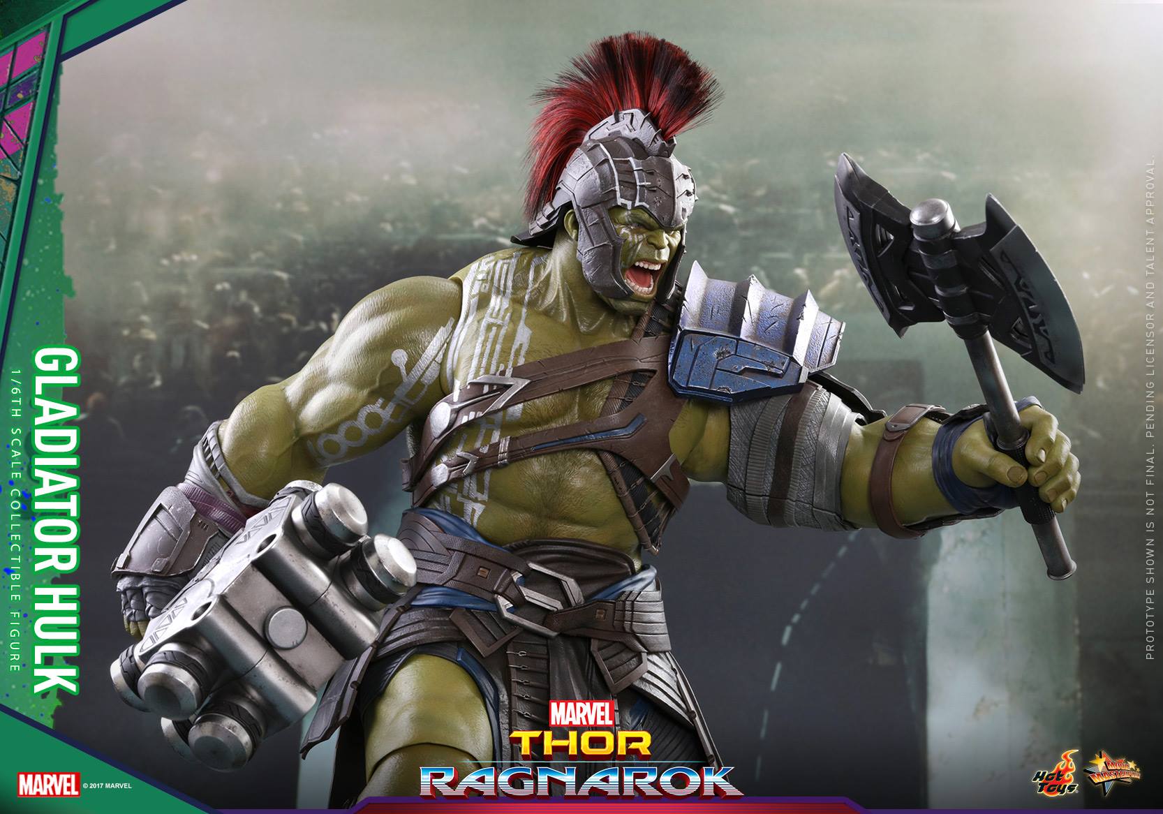 Hot Toys: MMS430 Thor Ragnarok Gladiator Hulk 1/6 Scale Collectible Figure - Image 3