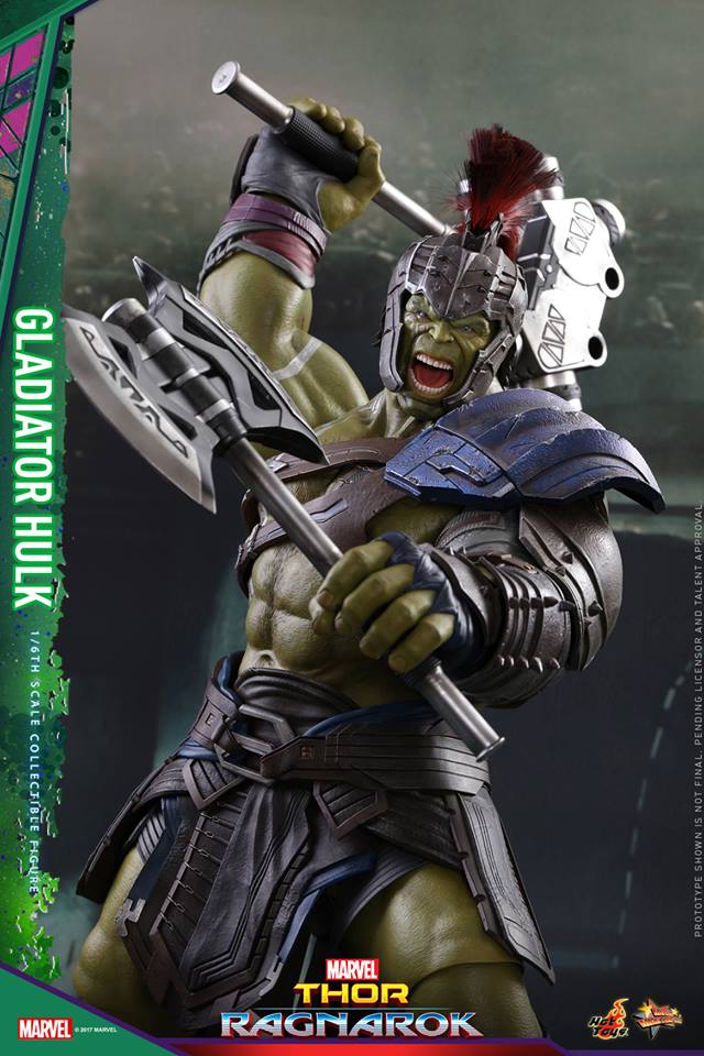 Hot Toys: MMS430 Thor Ragnarok Gladiator Hulk 1/6 Scale Collectible Figure - Image 6