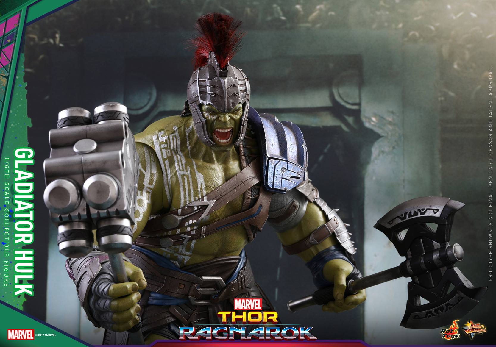 Hot Toys: MMS430 Thor Ragnarok Gladiator Hulk 1/6 Scale Collectible Figure - Image 10