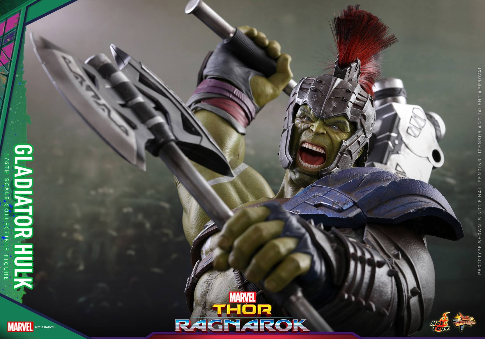 Hot Toys: MMS430 Thor Ragnarok Gladiator Hulk 1/6 Scale Collectible Figure - Image 11