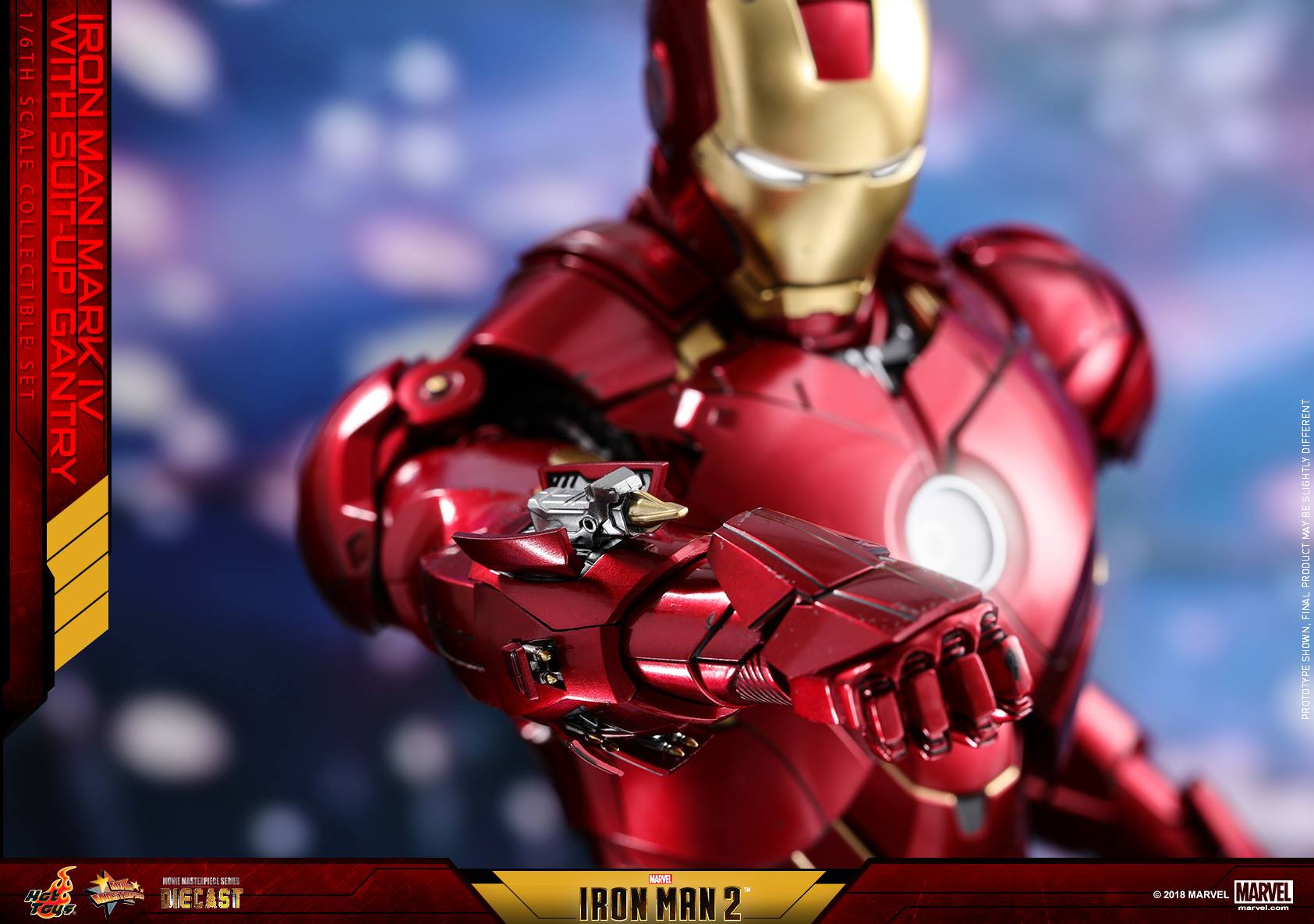 Hot Toys: MMS462D22 Iron Man Mark IV with Suit-Up Gantry 1/6th
