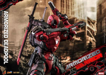 Hot Toys: CMS09D42 Armorized Warrior Armorized Deadpool 1/6th Scale  Collectible Figure [Armorized Warrior Collection] - Image 3