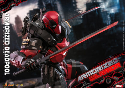 Hot Toys: CMS09D42 Armorized Warrior Armorized Deadpool 1/6th Scale  Collectible Figure [Armorized Warrior Collection] - Image 5