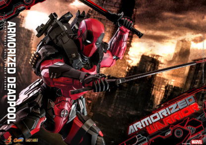 Hot Toys: CMS09D42 Armorized Warrior Armorized Deadpool 1/6th Scale  Collectible Figure [Armorized Warrior Collection] - Image 6