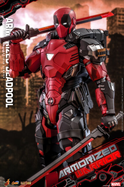 Hot Toys: CMS09D42 Armorized Warrior Armorized Deadpool 1/6th Scale  Collectible Figure [Armorized Warrior Collection] - Image 10