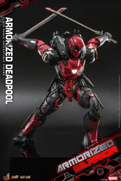 Hot Toys: CMS09D42 Armorized Warrior Armorized Deadpool 1/6th Scale  Collectible Figure [Armorized Warrior Collection] - Image 11