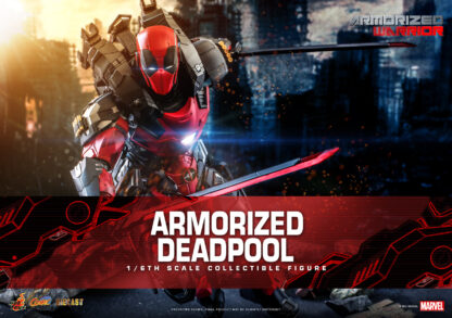 Hot Toys: CMS09D42 Armorized Warrior Armorized Deadpool 1/6th Scale  Collectible Figure [Armorized Warrior Collection] - Image 12