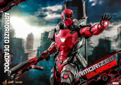 Hot Toys: CMS09D42 Armorized Warrior Armorized Deadpool 1/6th Scale  Collectible Figure [Armorized Warrior Collection] - Image 13