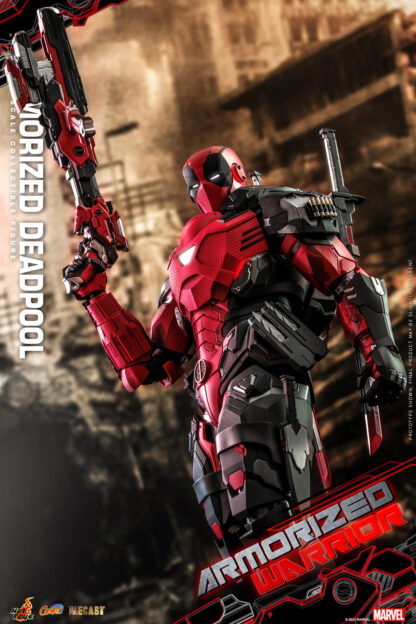 Hot Toys: CMS09D42 Armorized Warrior Armorized Deadpool 1/6th Scale  Collectible Figure [Armorized Warrior Collection] - Image 14