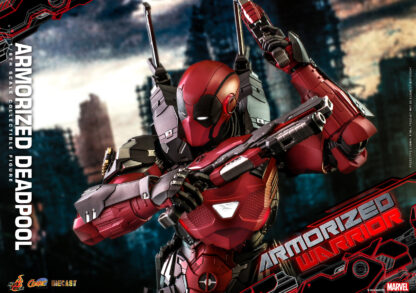 Hot Toys: CMS09D42 Armorized Warrior Armorized Deadpool 1/6th Scale  Collectible Figure [Armorized Warrior Collection] - Image 17