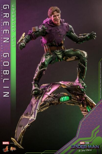 Hot Toys: MMS674 Spider-Man: No Way Home Green Goblin (Upgraded Suit) 1/6th Scale Collectible Figure - Image 6