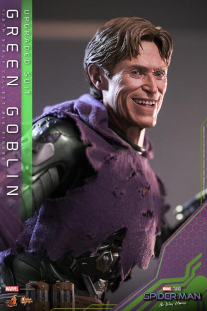 Hot Toys: MMS674 Spider-Man: No Way Home Green Goblin (Upgraded Suit) 1/6th Scale Collectible Figure - Image 12