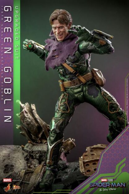 Hot Toys: MMS674 Spider-Man: No Way Home Green Goblin (Upgraded Suit) 1/6th Scale Collectible Figure - Image 3