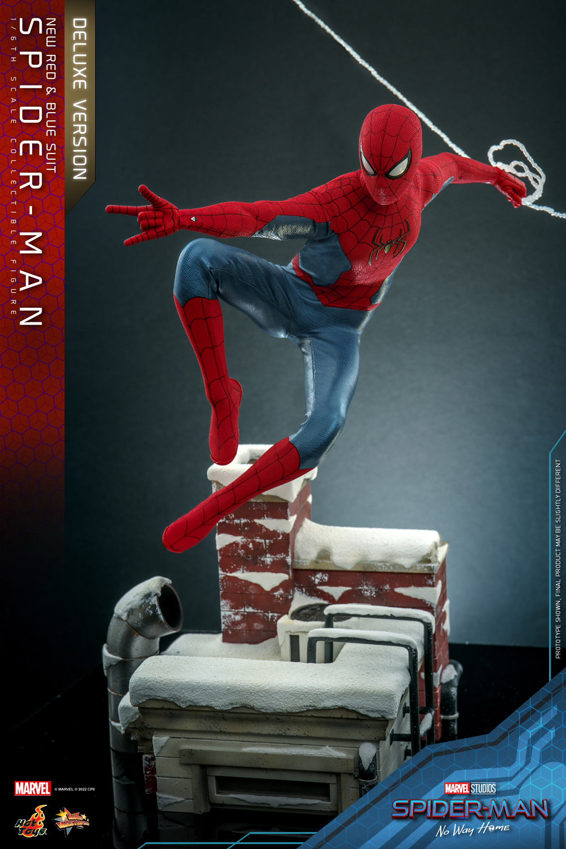 Hot Toys スパイダーマン バトリングバージョン MMS625欠品あり Hot Toys: MMS680 Spider-Man: No Way Home Spider-Man (New Red and
