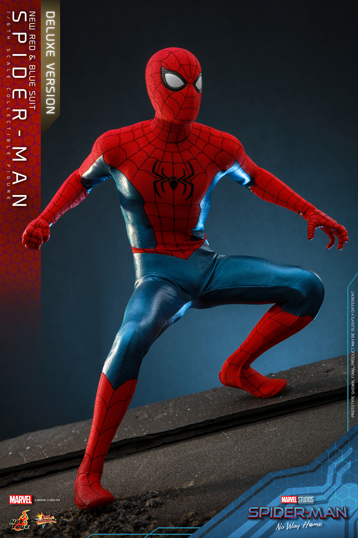 Hot Toys: MMS680 Spider-Man: No Way Home Spider-Man (New Red and