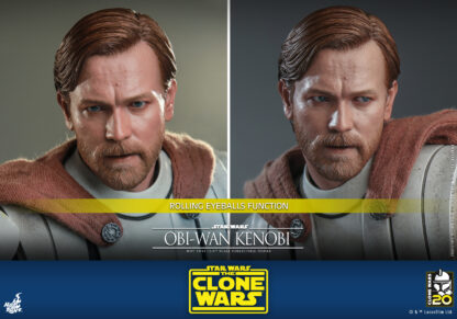 Hot Toys: TMS095 Star Wars: The Clone Wars OBI-WAN KENOBI 1/6th Scale Collectible Figure - Image 10