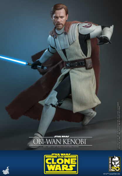 Hot Toys: TMS095 Star Wars: The Clone Wars OBI-WAN KENOBI 1/6th Scale Collectible Figure - Image 11