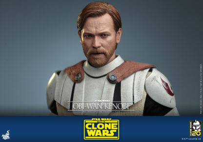 Hot Toys: TMS095 Star Wars: The Clone Wars OBI-WAN KENOBI 1/6th Scale Collectible Figure - Image 12