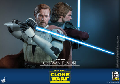 Hot Toys: TMS095 Star Wars: The Clone Wars OBI-WAN KENOBI 1/6th Scale Collectible Figure - Image 16