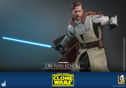 Hot Toys: TMS095 Star Wars: The Clone Wars OBI-WAN KENOBI 1/6th Scale Collectible Figure - Image 18