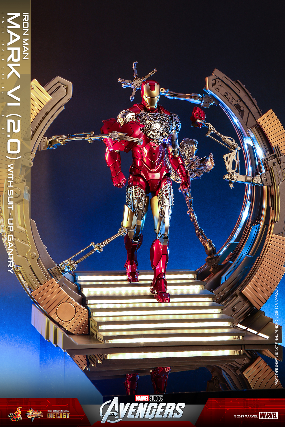 Hot Toys: MMS688D53 The Avengers Iron Man Mark VI (2.0) with Suit