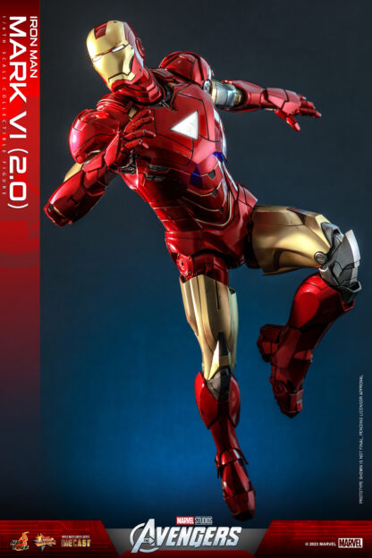 Hot Toys: MMS687D52 The Avengers Iron Man Mark VI (2.0) 1/6th Scale Collectible Figure Set - Image 15