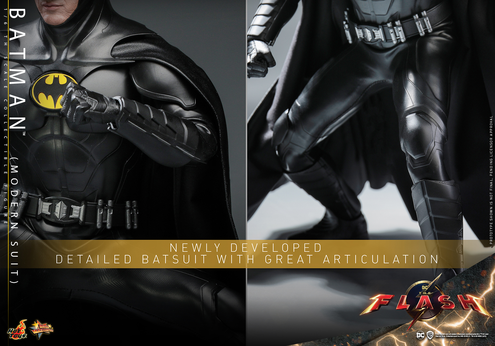 Hot Toys: MMS712 The Flash Batman (Modern Suit) 1/6th Scale Collectible Figure - Image 12