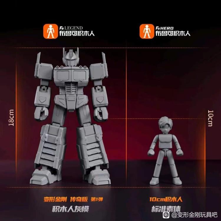Blokees: Transformers Optimus Prime (G1) Action Edition 01 7 inch Model Kit (71156) - Image 9