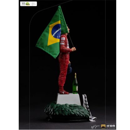 Iron Studios: Aryton Senna 1991 Brazil GP Deluxe 1/10 Scale Statue - Image 6