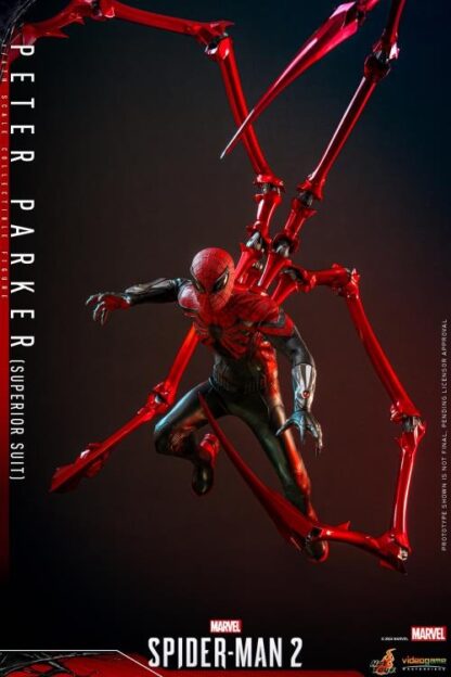 Hot Toys: VGM61 Marvel's Spider-Man 2 Peter Parker (Superior Suit) 1/6 Scale Collectible Figure - Image 9