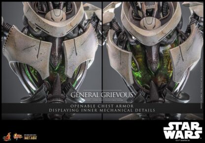 Hot Toys: MMS760D67 Star Wars Episode III: Revenge of the Sith™ General Grievous™ 1/6th Scale Collectible Figure - Image 3