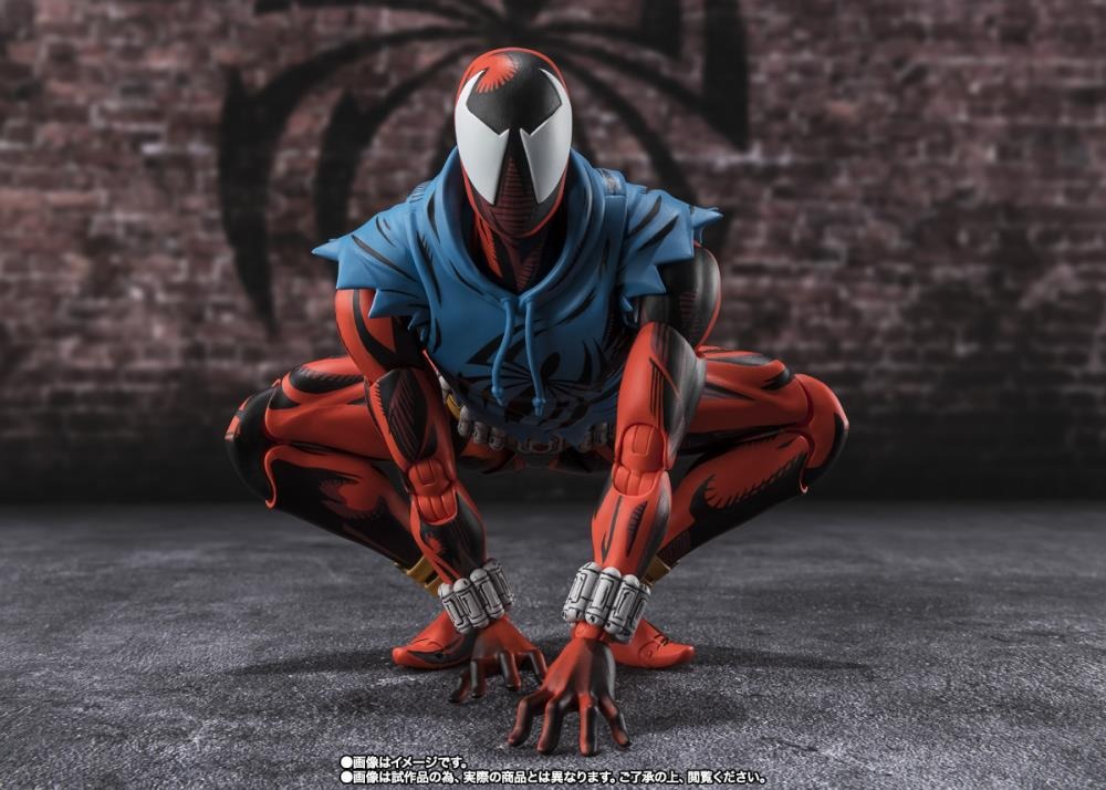 S.H.Figuarts: Spider-Man: Across the Spider-Verse: Scarlet Spider Action Figure - Image 4