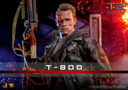 Hot Toys: DX46 Terminator 2: Judgement Day: T-800 (Battle Damaged 2.0) 1/6 Scale Collectible Figure - Image 20