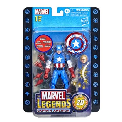 Marvel Legends: Captain America Action Figure (20th Anniversary Series) - Image 10